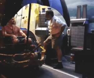 this guy loves his job