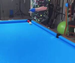 awesome pool trickshot