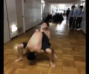 rolling down the hall