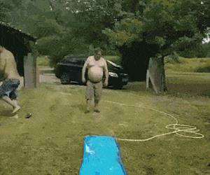 The most epic slip and slide