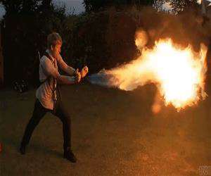 amazing flame thrower