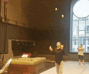 juggling and flipping