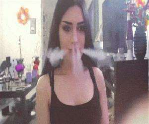 she is a smokey girl