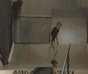 skateboarding trick