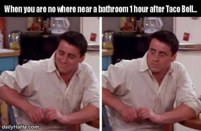 1 hour after taco bell funny picture