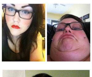 25 women making faces funny picture