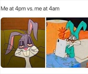 4pm vs 4am