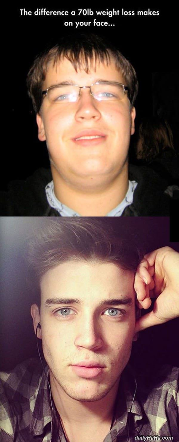 70 lbs weight loss funny picture