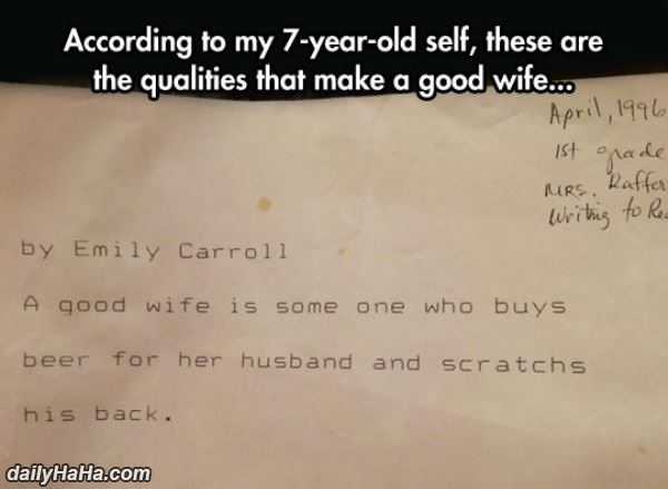 7 year old self was smart funny picture