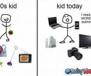 90s and Today funny picture