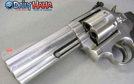 Gun warning picture.