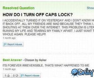 CAPS LOCK funny picture