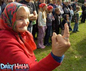 Grannie with attitute  picture