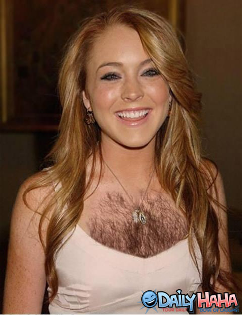 Lohan Has A Beautiful Chest