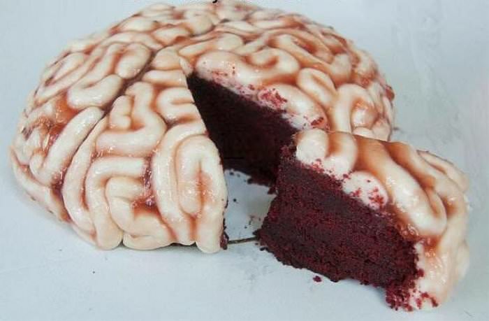 a brain cake