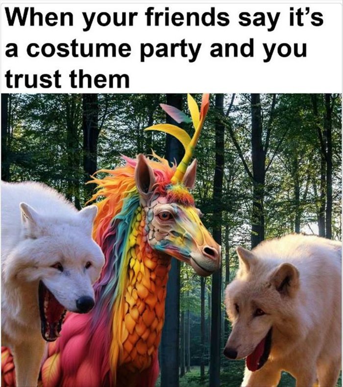 a costume party