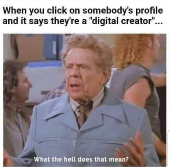 a digital creator