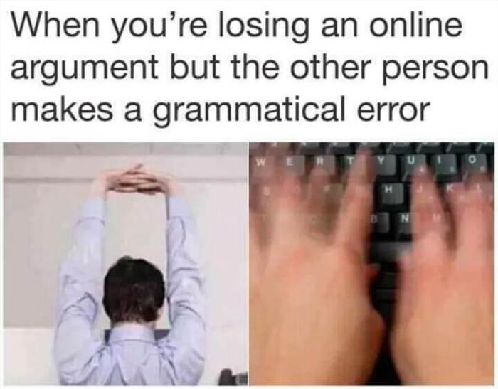 a grammar error