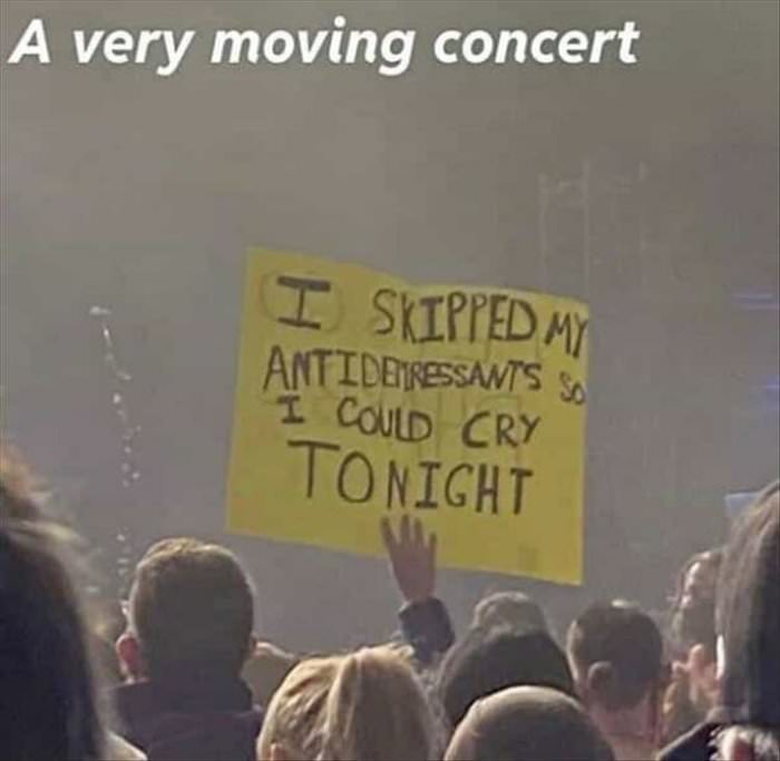 a moving concert