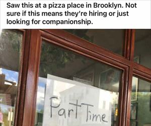 a pizza place
