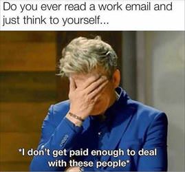 a work email