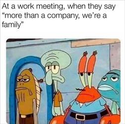 a work meeting