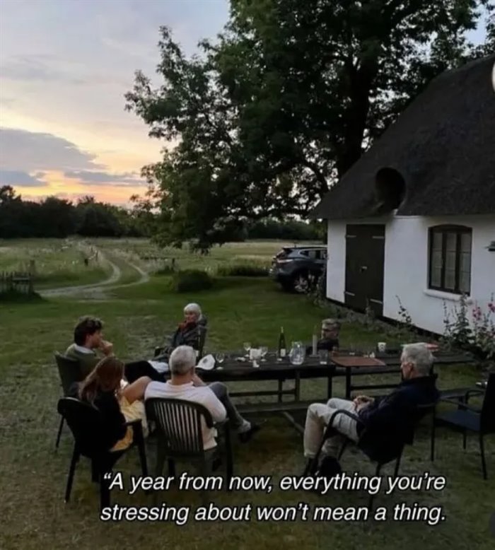 a year from now