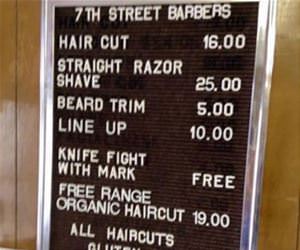 a barber who meets my needs funny picture