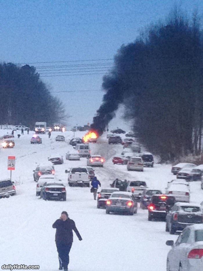 a crazy winter day funny picture