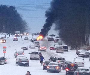 a crazy winter day funny picture