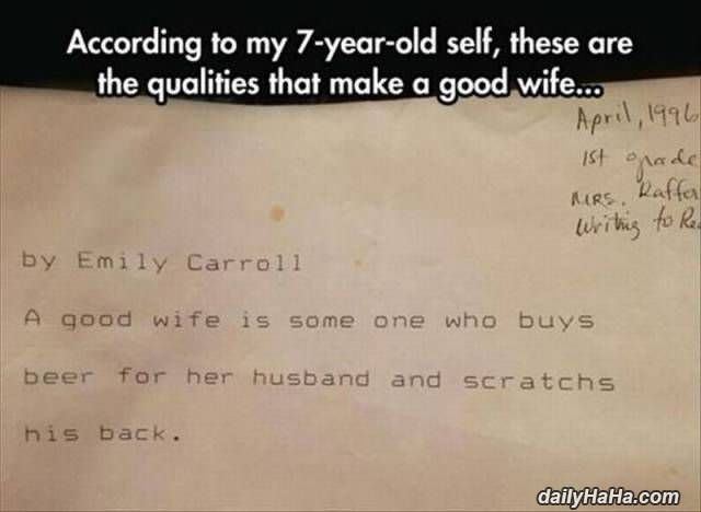 a good wife funny picture