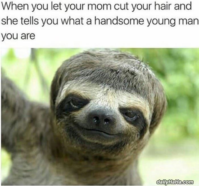 a handsome young man funny picture