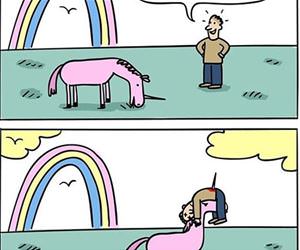 a magical unicorn funny picture