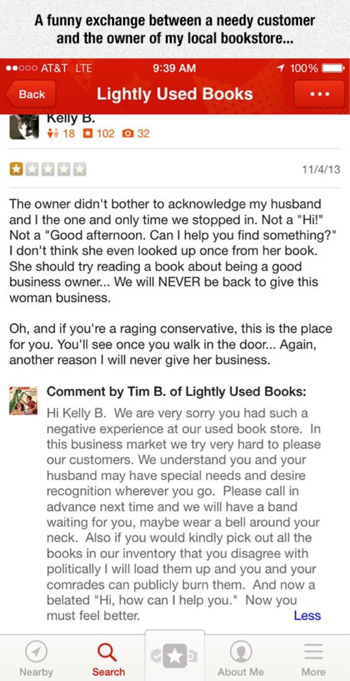 a needy customer funny picture