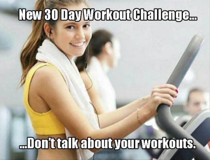 a new workout challenge funny picture