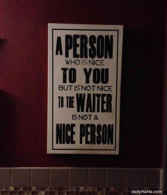 a nice person funny picture