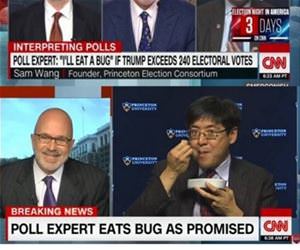 a bug on crooked cnn funny picture