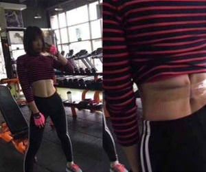 a quick easy ab workout funny picture