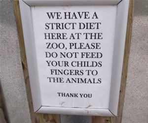 a strict diet at the zoo funny picture