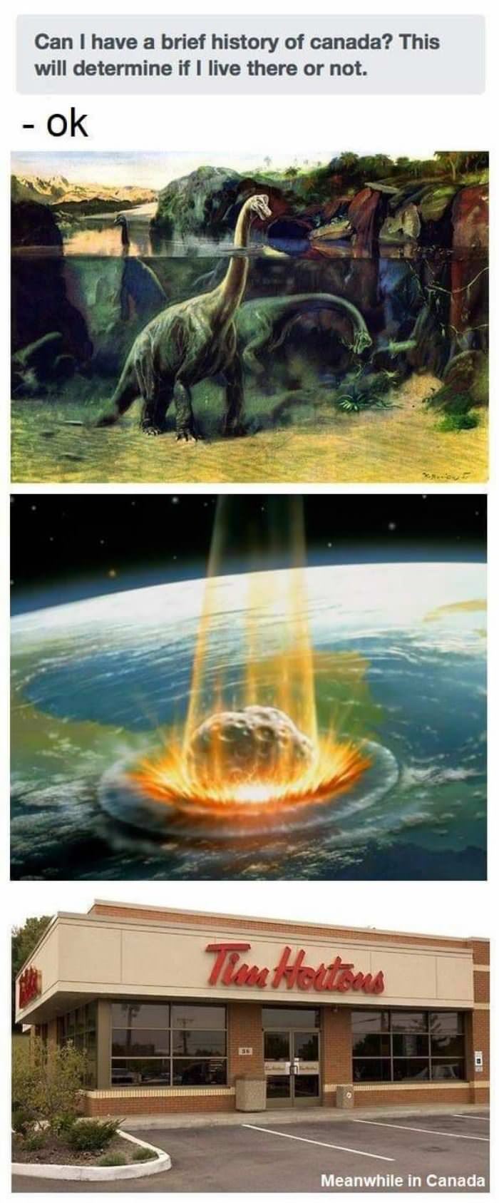 a very brief history of canada funny picture