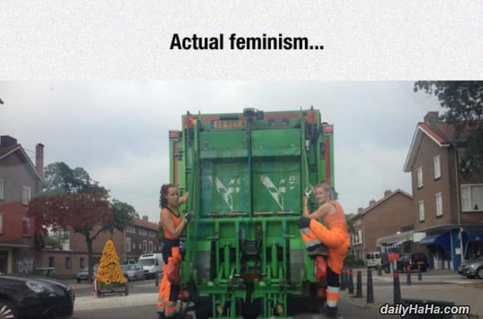 actual feminism funny picture