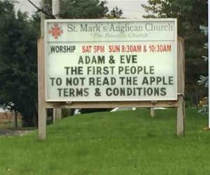adam and eve funny picture