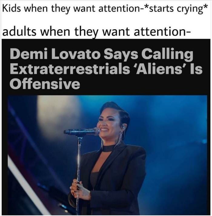 adults when they want attention