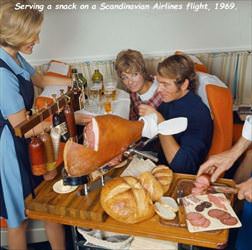airline snack back in the day