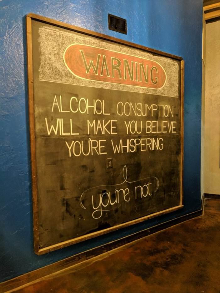 alcohol makes you think you are whispering
