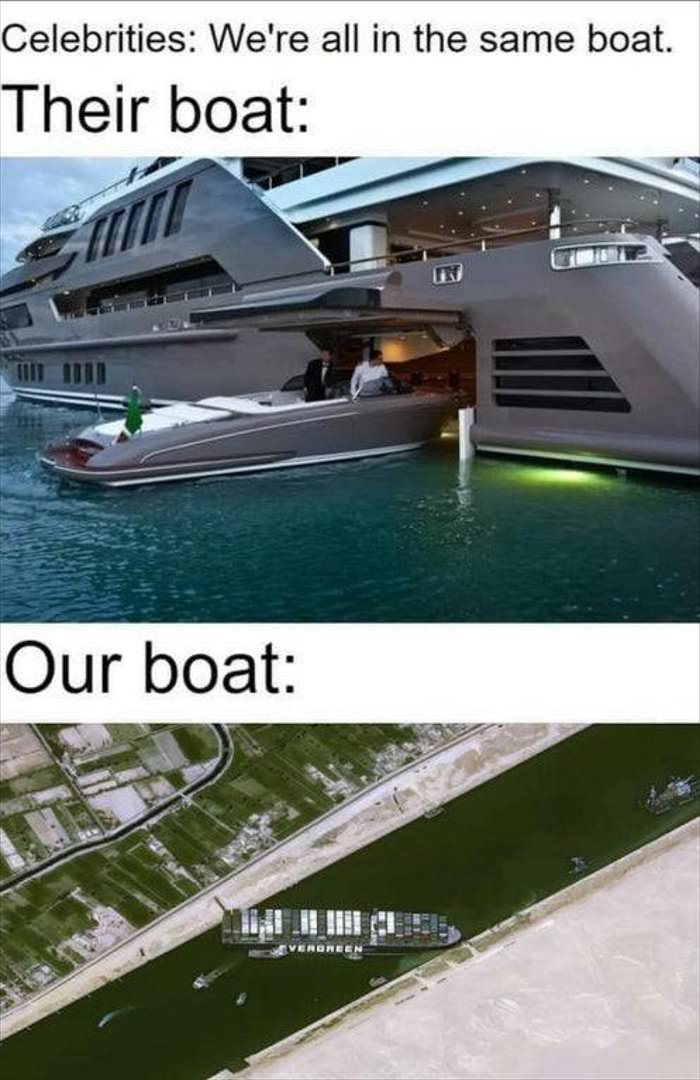 all in the same boat