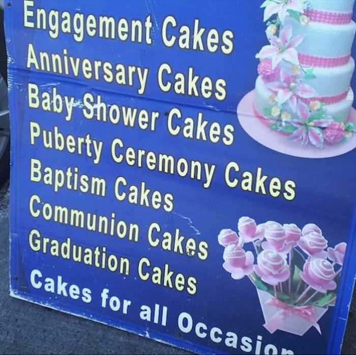 all kinds of cakes