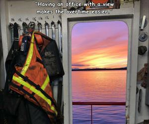 an office with a view