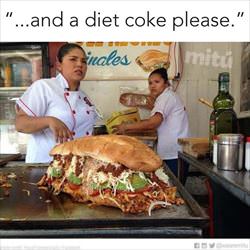 and a diet coke please ... 2