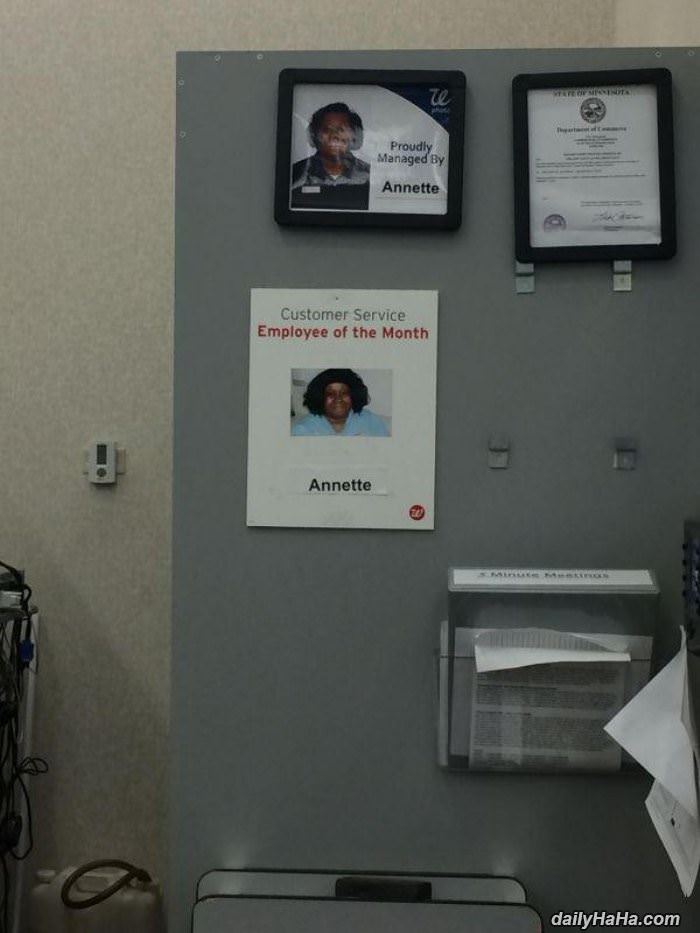 annette is doing a good job funny picture